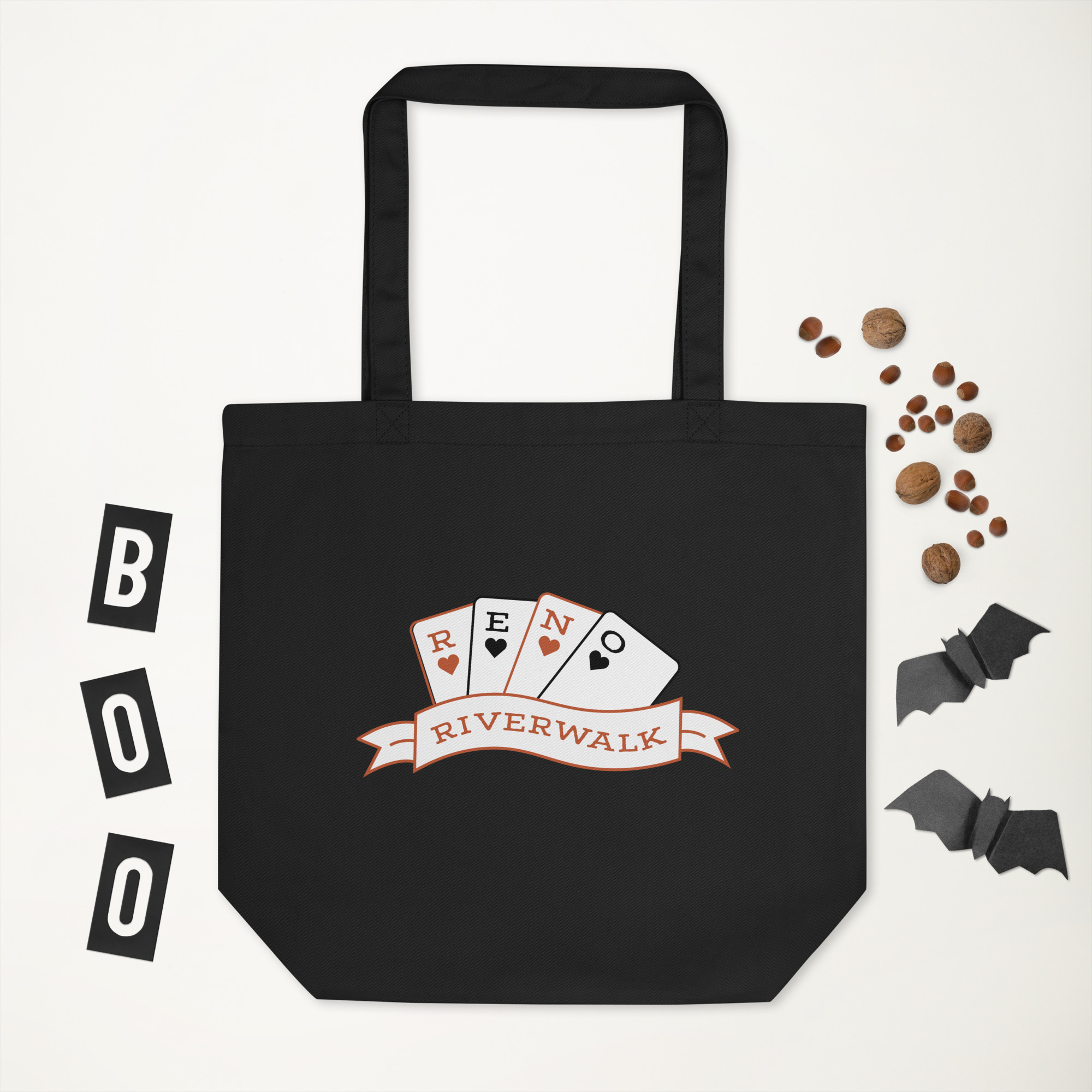 Reno Riverwalk Cards Eco Tote Bag