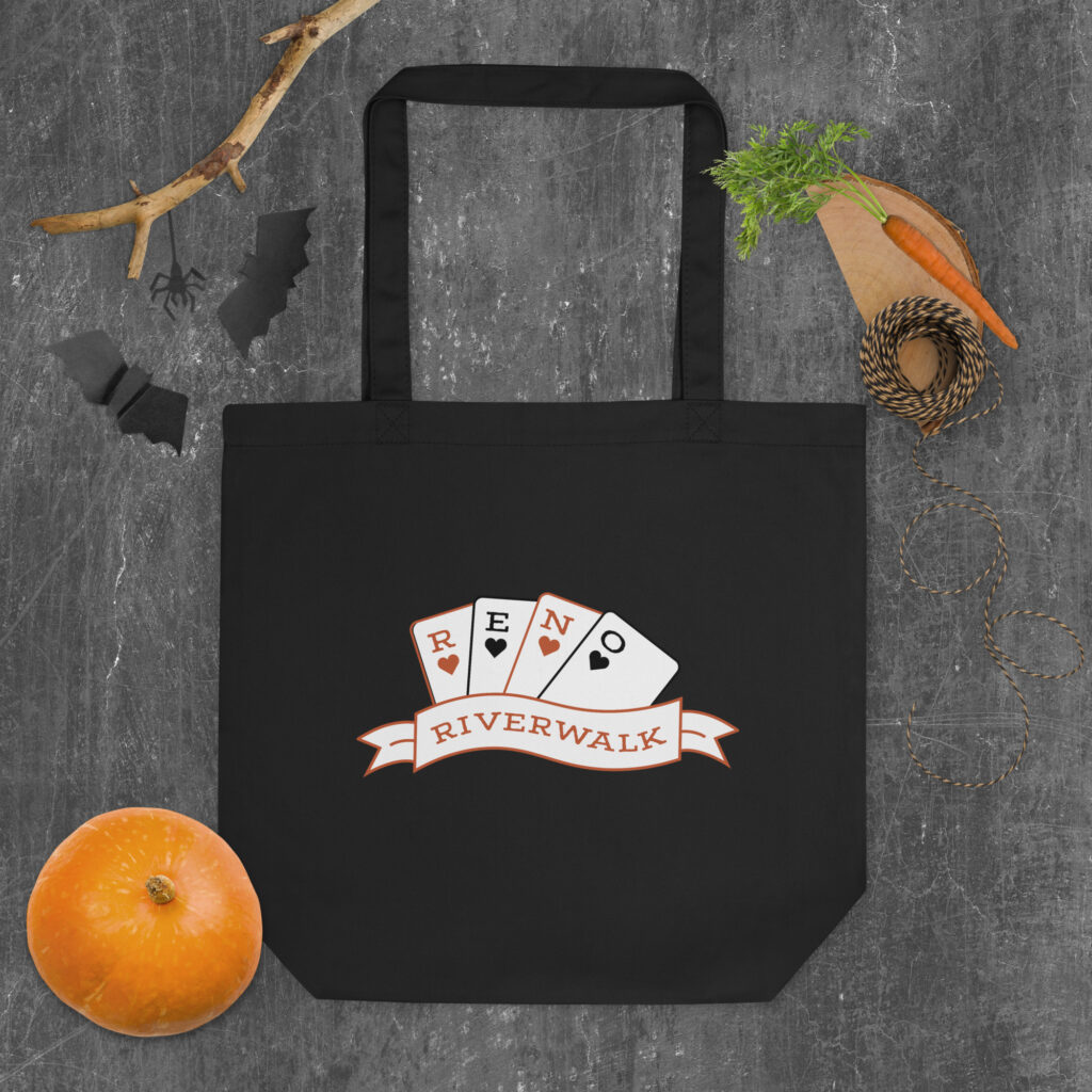 Reno Riverwalk Cards Eco Tote Bag