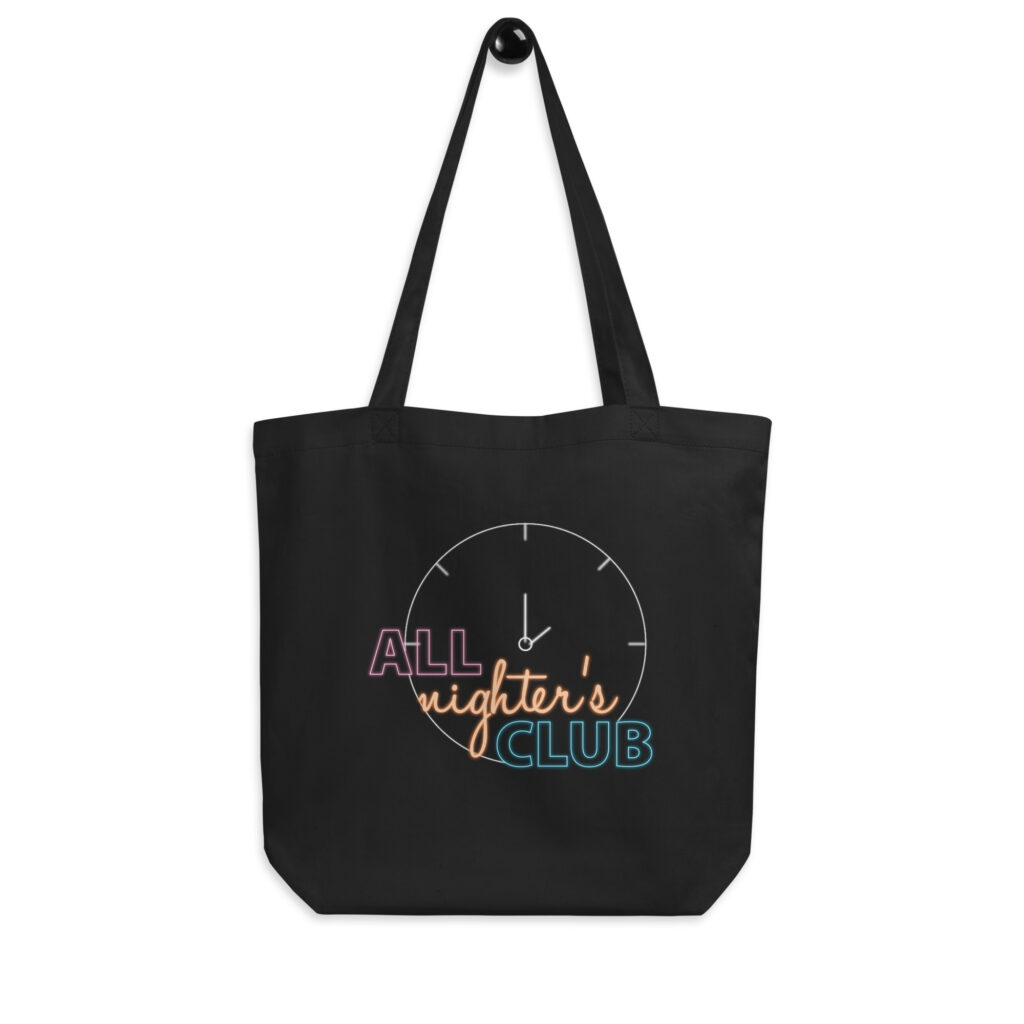 All Nighter’s Club Clock Eco Tote Bag