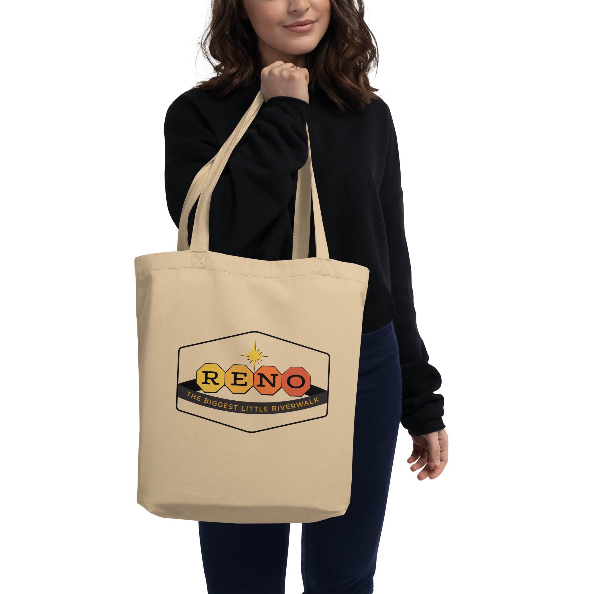 Vintage Reno Arch Eco Tote Bag