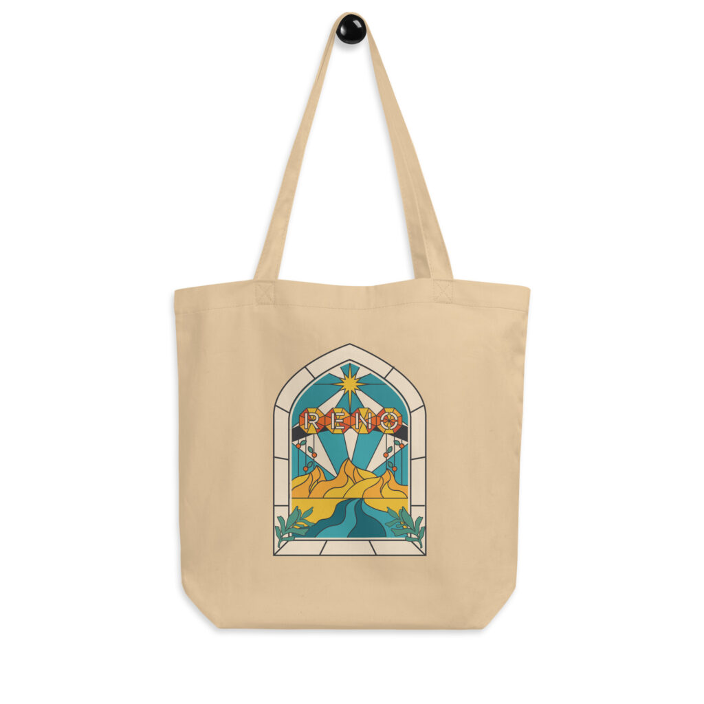 Reno Stained Glass Eco Tote Bag