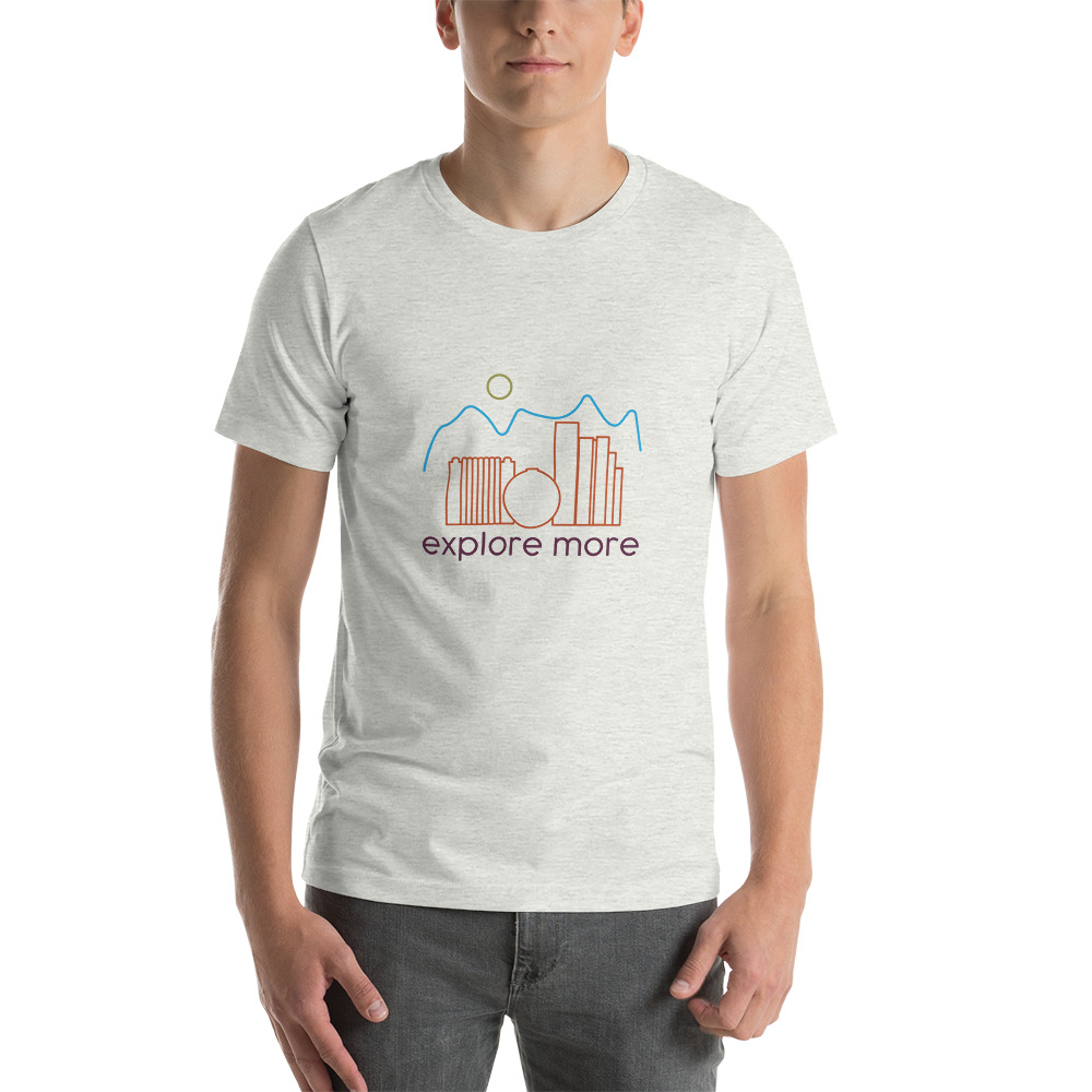 Explore More Reno Skyline  t-shirt