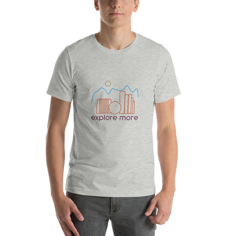 Explore More Reno Skyline  t-shirt