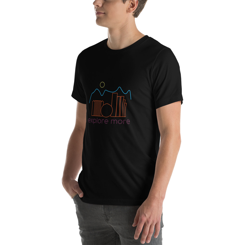 Explore More Reno Skyline  t-shirt