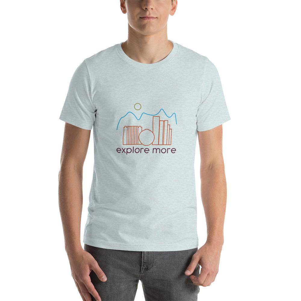 Explore More Reno Skyline  t-shirt