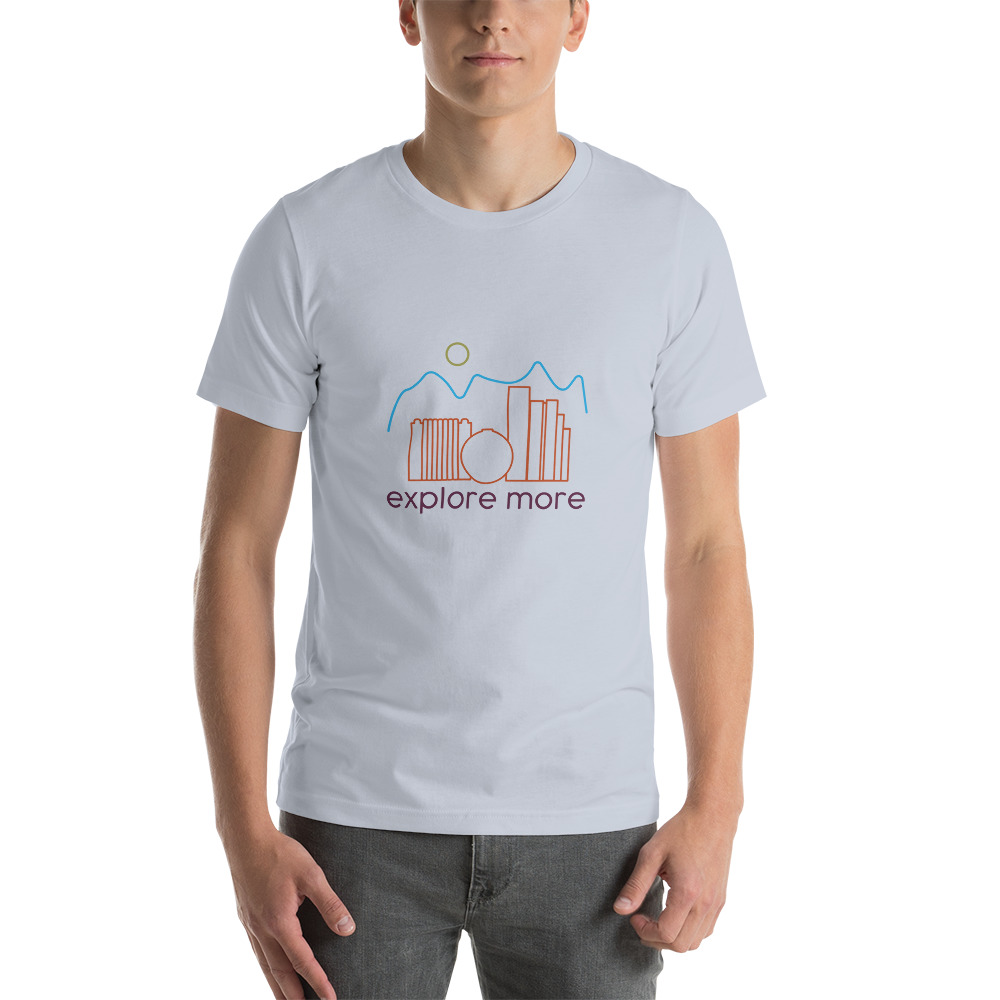 Explore More Reno Skyline  t-shirt