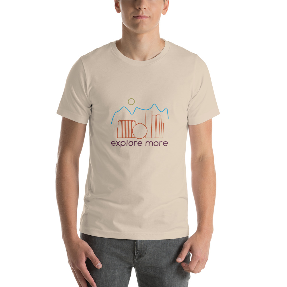 Explore More Reno Skyline  t-shirt