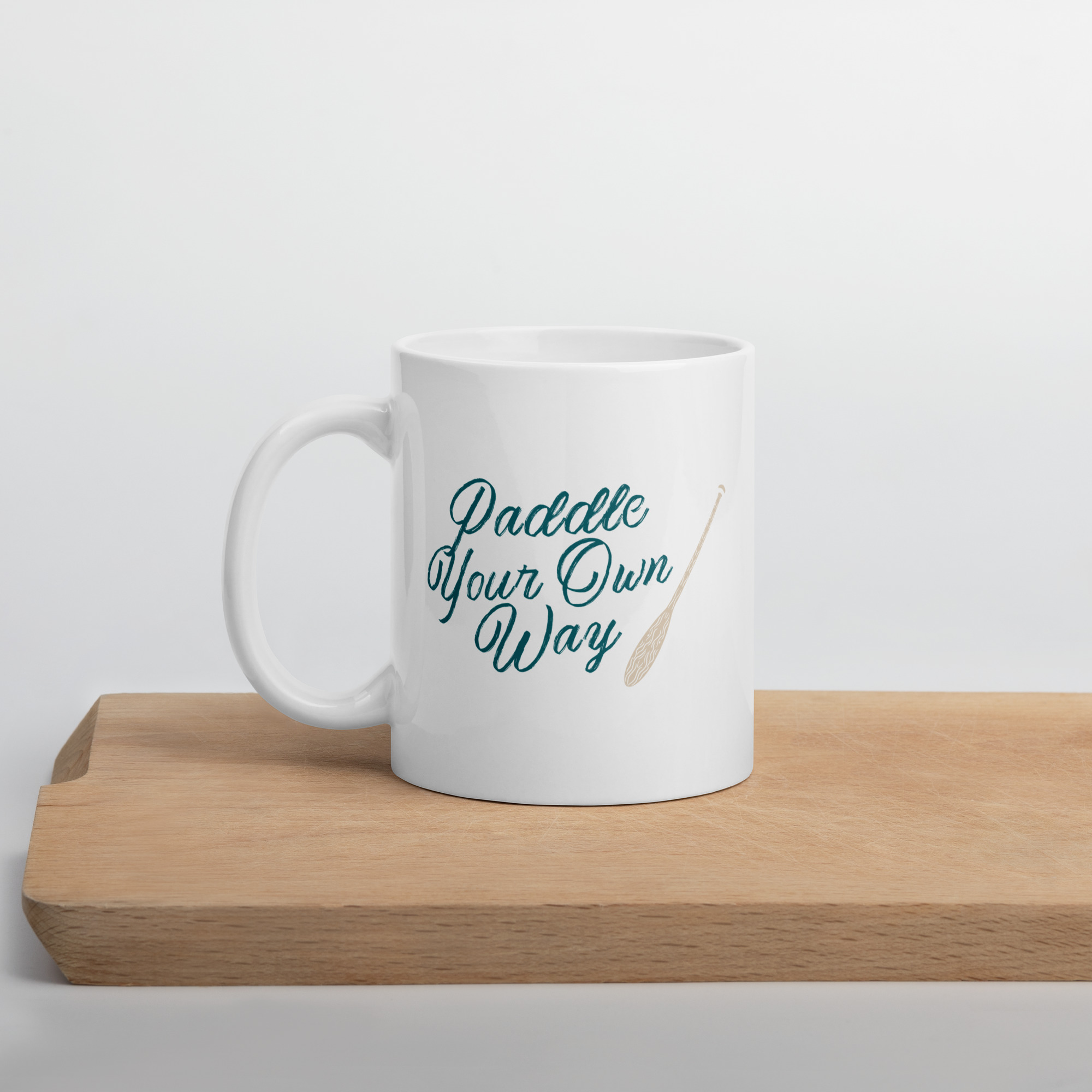 Script Paddle Your Own Way Coffee Mug