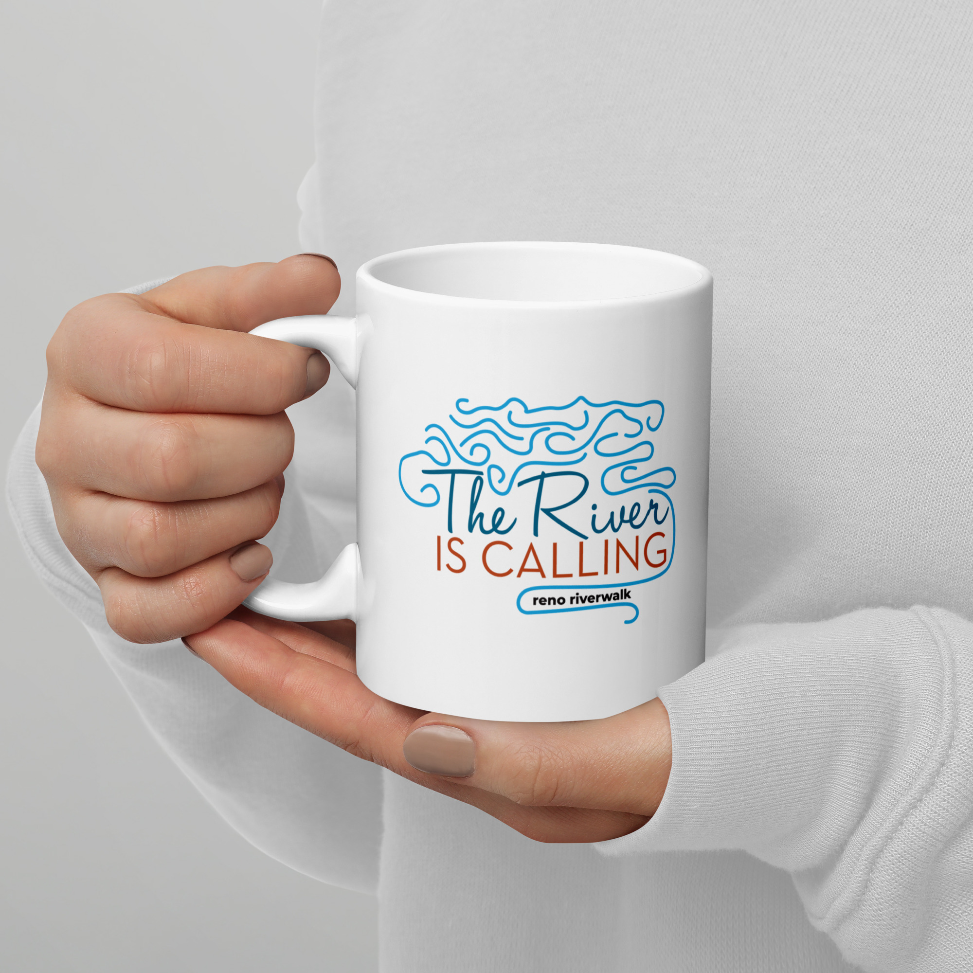 The River is Calling Coffee Mug