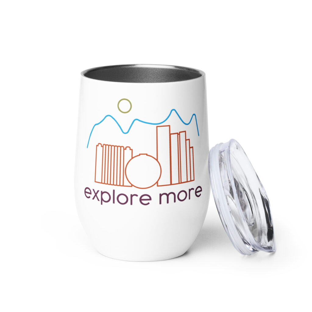 Explore More Reno Skyline Wine tumbler