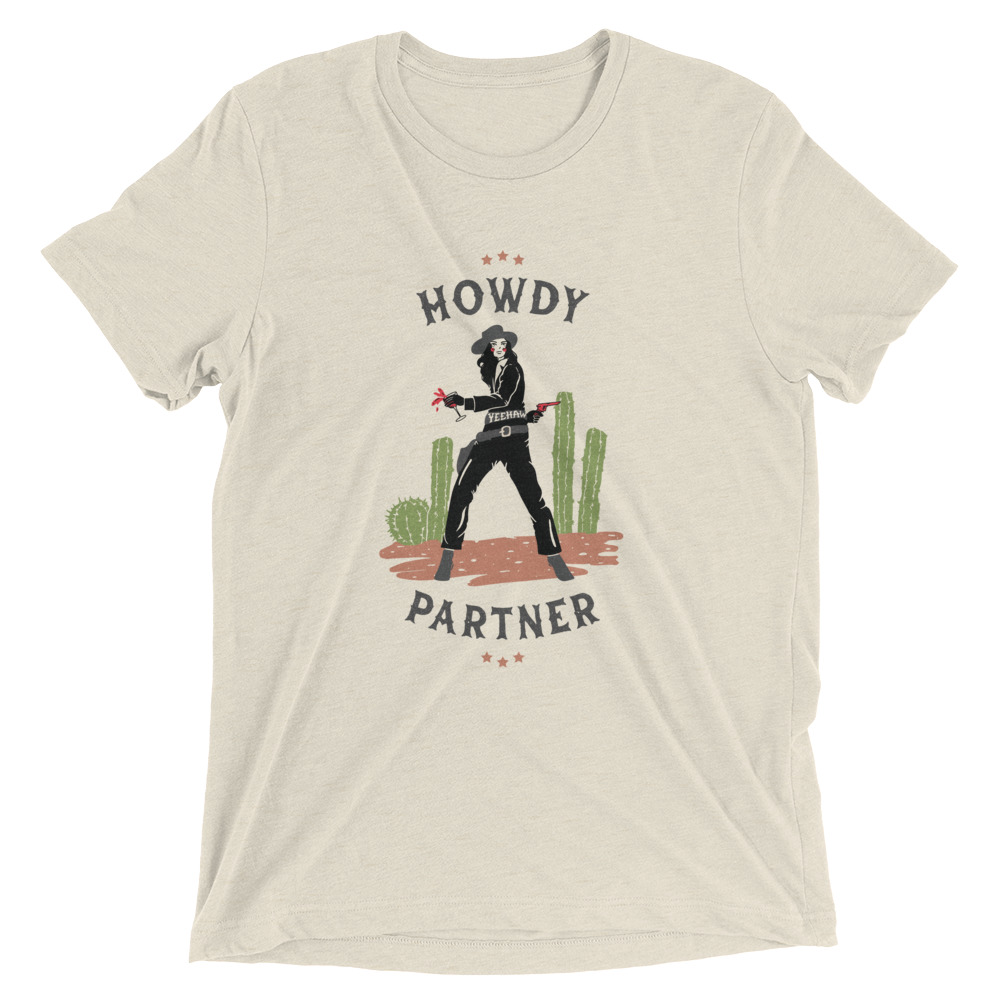 Howdy Partner! Unisex Short sleeve t-shirt